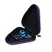 Gift For Fidget Hand Spinner Triangle Finger Toy Focus ADHD Autism Bag Box Carry Case Packet，Tuscom (Purple)