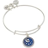 Alex and Ani Womens Path of Symbols Moon EWB Bangle Bracelet Antique Gold, One Size