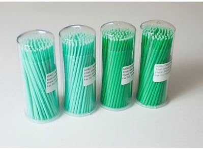 400 pcs Dental Micro applicator microbrush Ultra Fine 4 Tubes
