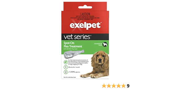 Exelpet Spot On Medium Dog Flea Treatment 2 X 1 34ml Amazon Com Au Pet Supplies Exelpet Spot On Medium Dog Flea Treatment 2 X 1 34ml Amazon Com Au Pet Supplies