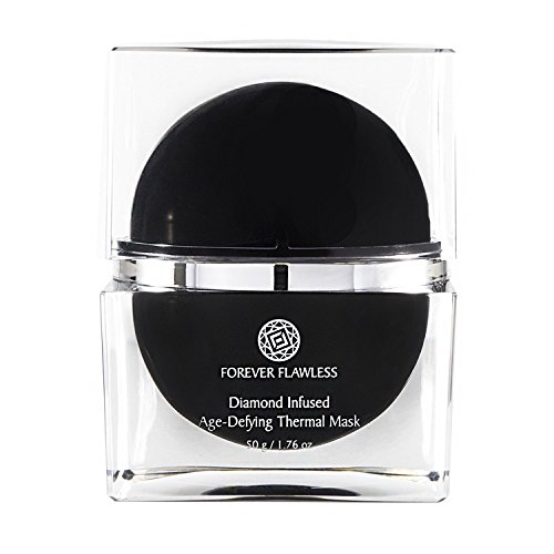 Forever Flawless Diamond Infused Thermal Mask with 100% Natural White Diamond Infused Powder, Designed for Flawless Skin, Anti Wrinkle & Anti Aging FF43, (1.76 oz)