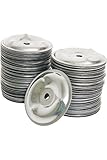 Steel Tambourine Jingles, 100 Count