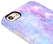 A-Focus Compatible with iPhone SE 2020 Case for Girls, iPhone 7 Case Blue, iPhone 8 Case, Purple Violet Blue Galaxy Frosted Anti Scratch Protective TPU Case for iPhone 7/8 / SE 4.7 inch Matte Blue 4