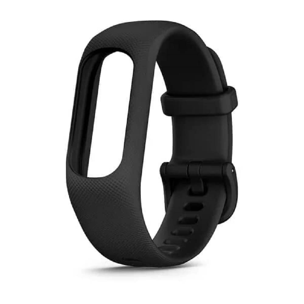Garmin vívosmart 5 Band, suitable for vívosmart 5 only, Original accessory, Fits wrists with a circumference of 148-228mm, Silicone, Black (L)