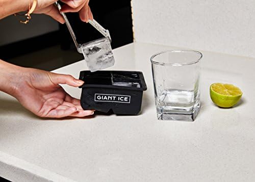 The Best GIANT ICE Cube &amp; Sphere Ice Trays [2 Pack] Silicone Ice Maker for Scotch, Bourbon &amp; Whiskey - Enjoy a Cold Drink with Less Dilution