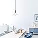 Light Society Classon Edison Pendant Light, Clear Glass Shade with Antique Brass Finish, Vintage Modern Industrial Lighting Fixture (LS-C171)