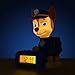 BulbBotz Paw Patrol 2021302 Chase Kids Night Light Alarm Clock with Characterised Sound, 5.5 inches Tall
