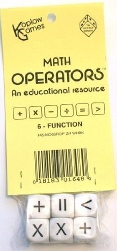 Koplow Games Operators Dice Classroom Accessories