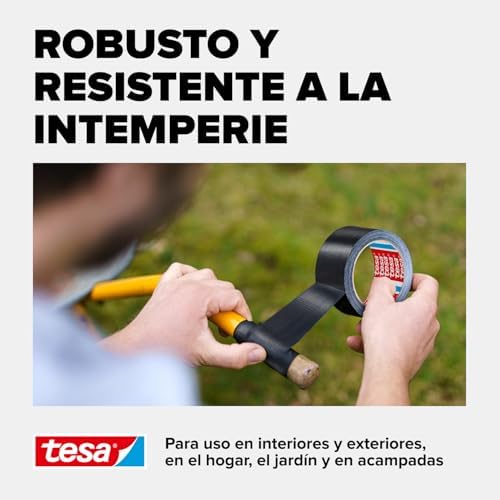 Fita Adesiva Universal Extra Power - Fita Adesiva com Fixação Extra Forte - Fita Multiusos Versátil para Reparações, Fixação, Vedação e Mais - Preto - 3 Rolos - 10 m x 50 mm