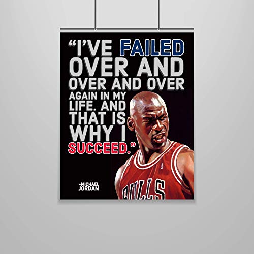 Buy Michael Jordan Quote 16 x 20 Why I Succeed NBA Motivational Inspirational Growth
