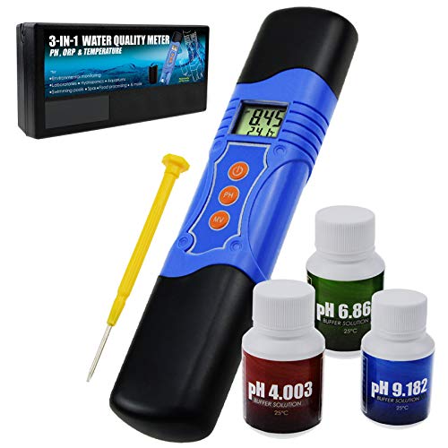 Digital pH ORP Meter with Temperature Measurement