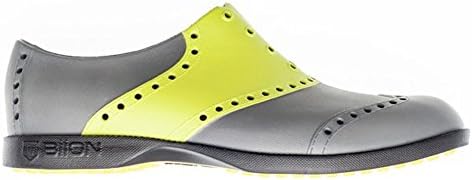 BIION Saddles Spikeless Golf Shoes 2016 Cool Gray/Lime Medium Mens 5/Womens 7