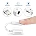 AUX Audio for iphone7 Adapter for iPhone 8 Headphone Jack to 3.5mm Dongle Music and Charge Headset Earphone Convertor Connector Cable Flash Replacement for iPhone7/8 Support with ios11 or Later