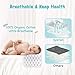 5 Pack Baby Burp Cloths Set - Upgraded Ultra Absorbent 100% Organic Cotton, Soft and Breathable Towels, Larger 21’’×10’’, Double Layer with 3 Pack Small Baby Washcloths for Newborns, Boys and Girls