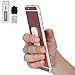 Phone Grip Lunies Phone Ring Holder Grip 3 in 1 with Car Mount for iPhone 7/7 Plus/6/6S/Plus Samsung S6 S7 Other Device and Case -Stick Tightly - One More Spare Hook Mount Sticker White