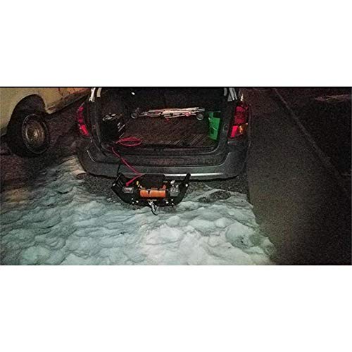 ZESUPER Winch Cradle Winch Mounting Plate, Hitch Mount Winch Plate