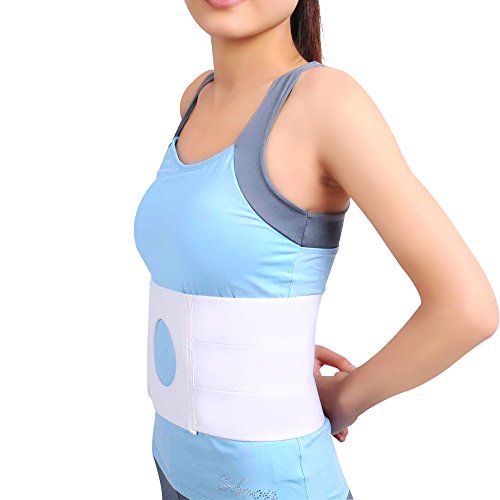 Unisex Ostomy Hernia Belt (Hole 3.14"), fit Right Side, Left Side, or