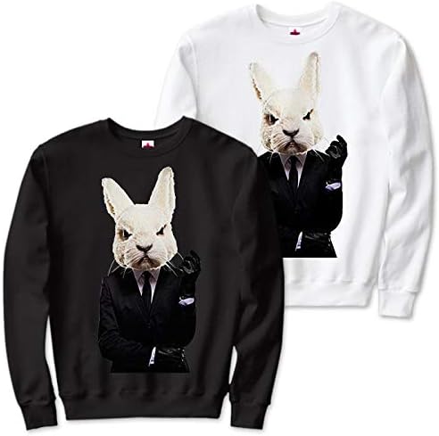 Amazon Lollipop Clothing Voice スウェット トレーナー メンズ レディース ユニセックス キッズ リンクコーデ セクシー パロディ おしゃれ ストリート プレゼント 人気 秋冬 春 プリント ヒップホップ 大きいサイズ ラビット ギャング トレーナー パーカー 通販