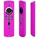 [2 Pack] Silicone Cover for Fire TV Stick 4K / Fire TV Cube/Fire TV (3rd Gen) Compatible with All-New 2nd Gen Alexa Voice Remote Control (Red and Purple)