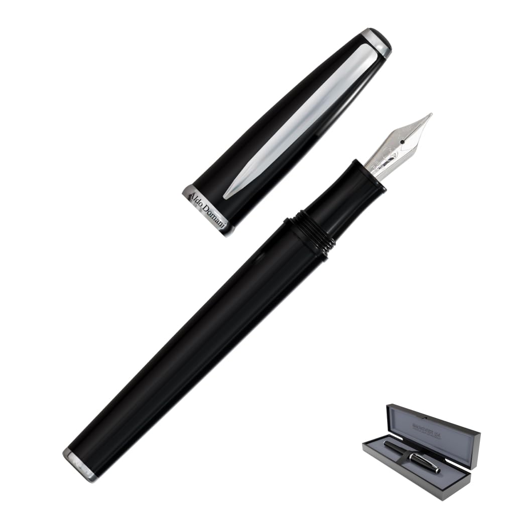 Aldo Domani MV59613 Medium Nib Fountain Pen - Black