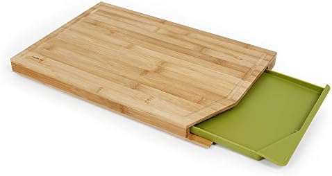 Neoflam Bamboo Cutting Board with Tray Green