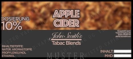 Twisted Aroma John Smith´s Blended Tobacco Flavor Apple Cider