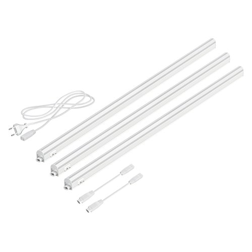 parlat LED Unterbau-Leuchten Rigel, je 87,3cm, je 1002lm, warm-weiß, 3er Set