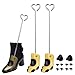 Alritz Boots Stretcher, Women Wide Feet Shoe Widener Plastic Adjustable Expanders for Ladies High Heel Boots/Working Boots/Hiking Boots, Bunions or Calluses - 1 Pair Yellow