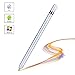 Stylus Pen for Apple iPad Pro Palm Rejection, Stylist Active Digital Pencil with Wireless Charger Case for iPad Pro 3rd Gen 11/12.9 Inch/Air 3rd Gen/iPad Mini 5th Gen After 2018 (Gray)