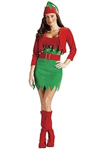 Amazon.com: Fun World Elfalicious Sexy Elf Christmas Costume - Women's 