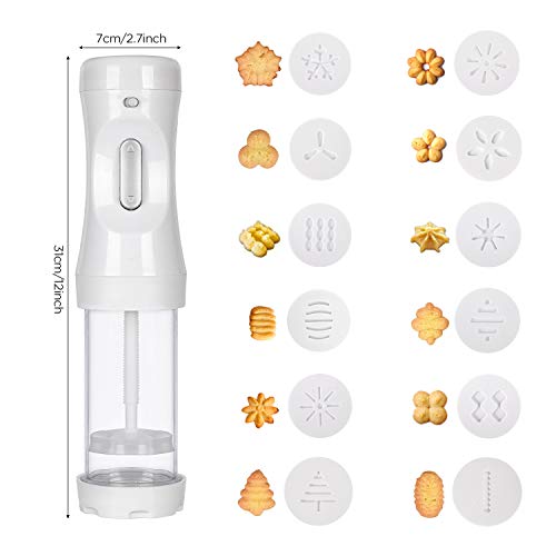 ORNOOU Electric Cookie Press Gun Handheld Cookie Press Maker Kit With