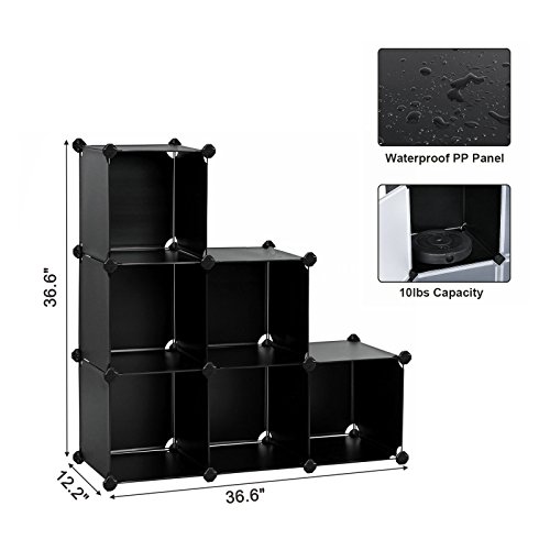 4 SONGMICS+Organizer+Bookcase+Shelving+ULPC06H