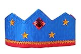 Sarah's Silks - Reversible Silk Crown - Royal Blue/Red