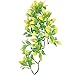 SLSON Reptile Plants Hanging Terrarium Plants with Suction Cup for Bearded Dragons,Lizards,Geckos,Snake Pets and Hermit Crab Tank Habitat Decorations,Small Size,12 inch