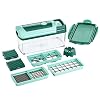 Genius Nicer Dicer Fusion Allessnijder, 10-delig, groente- en fruitsnijder, snij-apparaat, voor snijden, raspen, schaven…
