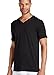 Jockey Men's Undershirt Classic V-Neck - 3 Pack, Black, L