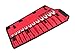 TEKTON WRN50190 Stubby Ratcheting Combination Wrench Set with Roll-up Storage Pouch, Metric, 8 mm - 19 mm, 12-Piece