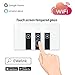 Faryuan Smart Wi-Fi Touch Panel Wall Switch Remote Control Timing Function with Smartphone Compatible with Alexa (three way switch)