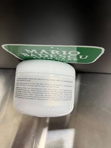 MARIO BADESCU COCONUT BODY BUTTER FOR ALL SKIN TYPES | BODY MOISTURIZER FOR SMOOTH AND RADIANT SKIN |FORMULATED WITH SHEA BUTTER| 8 OZ