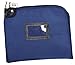 Locking Money Bag Laminated Nylon Combination (Navy)