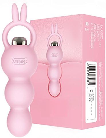 ROITB Silicone Pull Beads Electric Massage,3X Speed and 7 Frequencies Vibration Toys for Couples - USA Shipping (Pink-D)