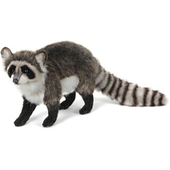 Amazon.com: Hansa Standing Raccoon Plush Stuffed Animal - 22" Long By