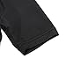 Spotti Men's Cycling Bike Jersey Short Sleeve with 3 Rear Pockets- Moisture Wicking, Breathable, Quick Dry Biking Shirt Black