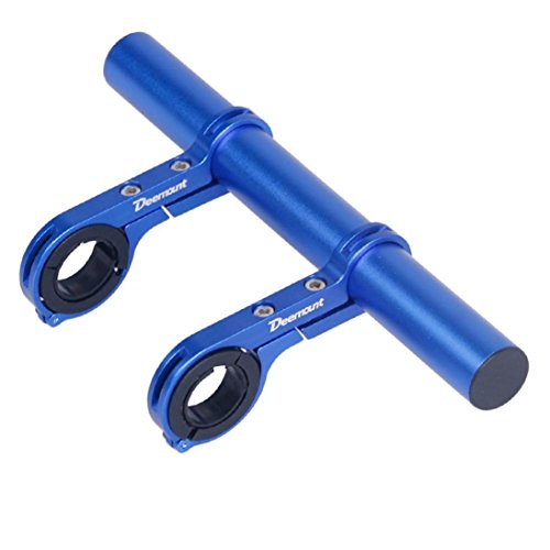 Dartphew Bike Accessories,Outdoor Durable Solid Lightweight Bike Flashlight Holder Handle Bar Bicycle Accessories Extender Mount Bracket for Outdoor Hiking Camping Hunting Fishing (Blue)