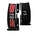 ZMAUTOPARTS LED Tail Brake Lights Lamps Black/Smoke Compatible with 2007-14 Chevy Suburban Tahoe / 2007-13 GMC Yukon