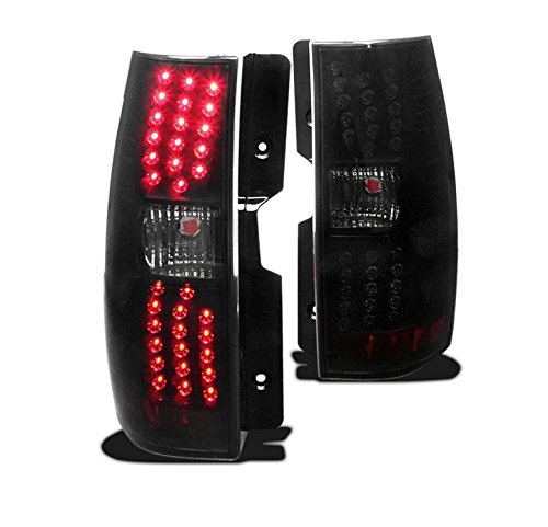 ZMAUTOPARTS Chevy/GMC Suburban/Tahoe/Yukon Altezza Tail Brake Lights Lamps Black/Smoke