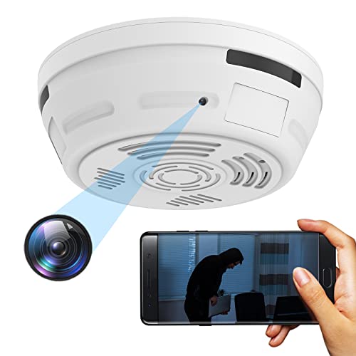 FUVISION Hidden Camera Smoke Detector, Spy Camera HD 1080p