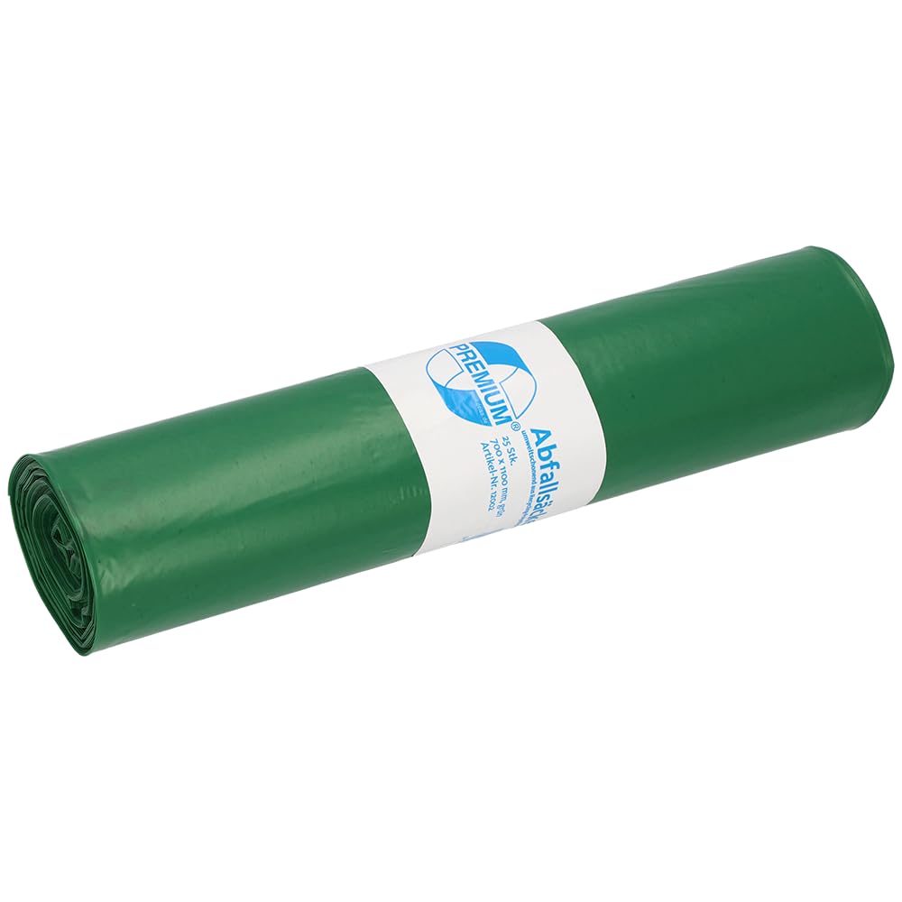 Bin Bags DEISS PREMIUM Green Type 60, 120 Litres