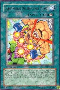 Yu-Gi-Oh! - Continuous Destruction Punch (MFC-085) - Magicians Force - 1st Edition - Rare