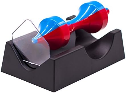 JLER Magnetic Levitator Anti Gravity Field Maglev Toy Spindle Toys (Blue-red)